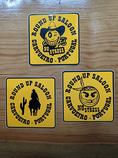 Round Up Saloon stickers